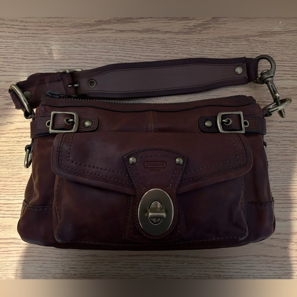 COACH LEGACY 65th ANNIVERSARY WHISKEY VACHETTA LEATHER BAG - Picture 6 of 10